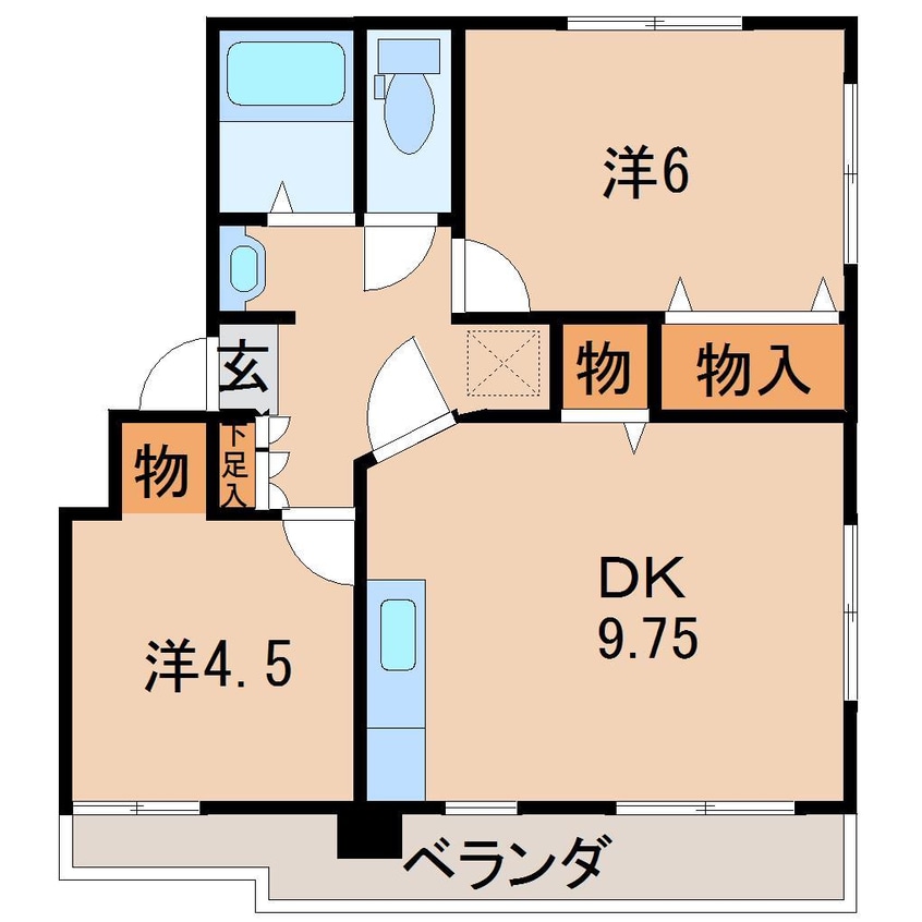 間取図 半沢マンション