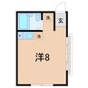 リバーウッド 1Rの間取り