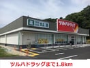 ツルハドラッグ(ドラッグストア)まで1800m リバーウッド