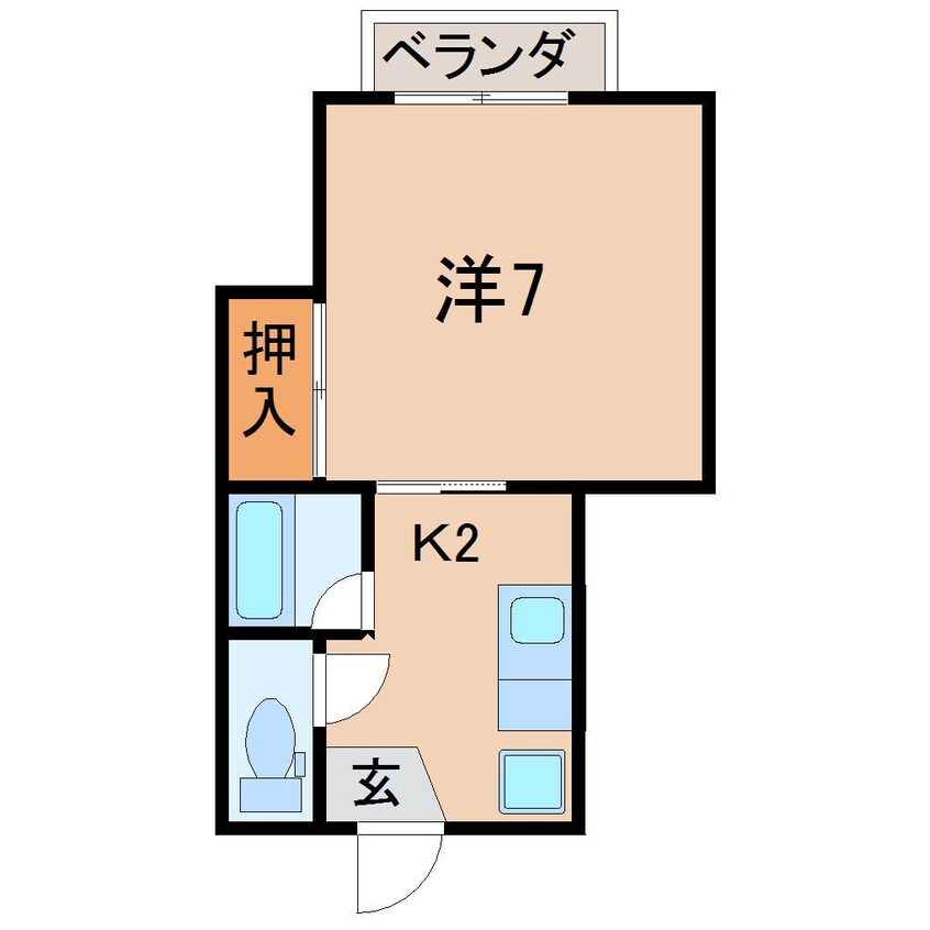 間取図 パルセ上ノ橋