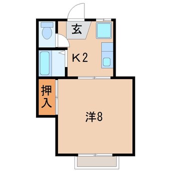 間取図 パルセ上ノ橋