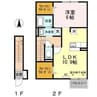 D-Room安達駅前 1LDKの間取り