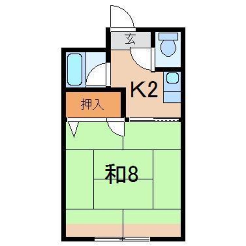 間取図 グリーンハイツましこ