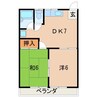 東和ハイツ 2DKの間取り
