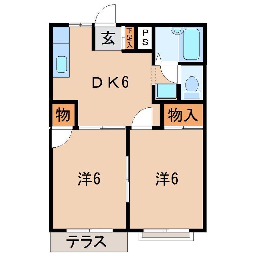 間取図 コスモスハイツI