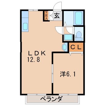 間取図 コスモスハイツIII