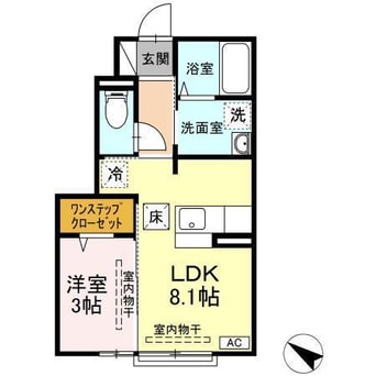 間取図 D-room清水