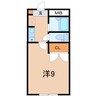 キャッツ21 1Kの間取り