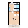 キャッツ21 1Kの間取り