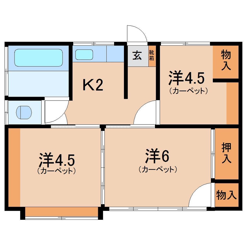 間取図 斎藤ハイツ