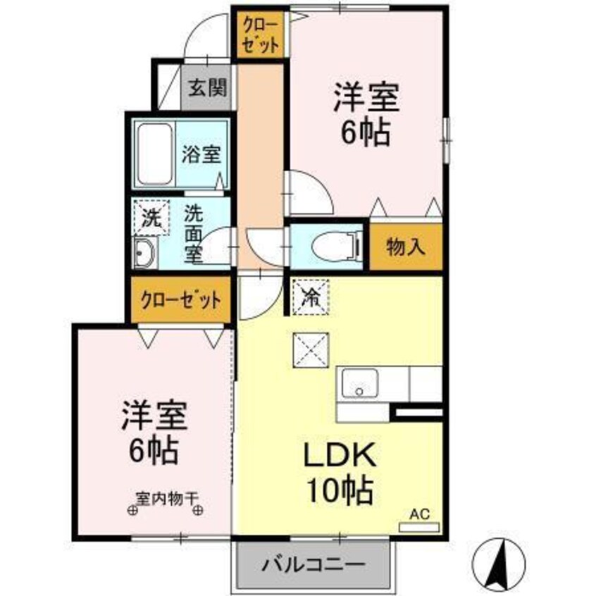 間取図 ラフィーネ・キコ