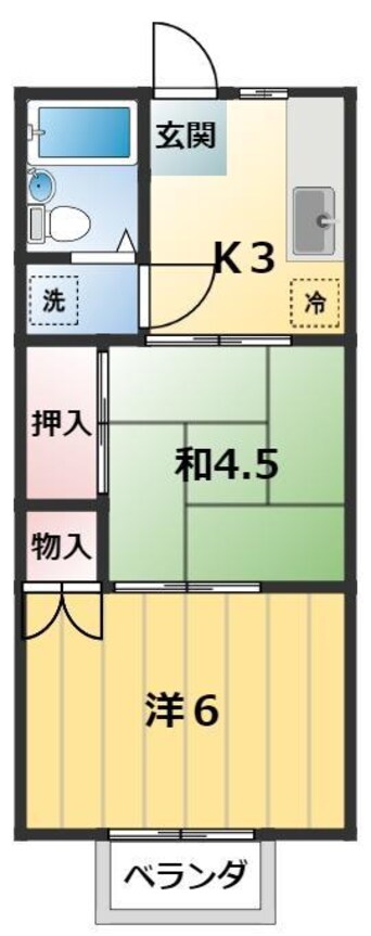 間取図 石崎第二ハイツ