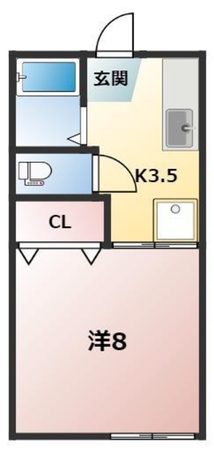 間取図 セブンヒルズB