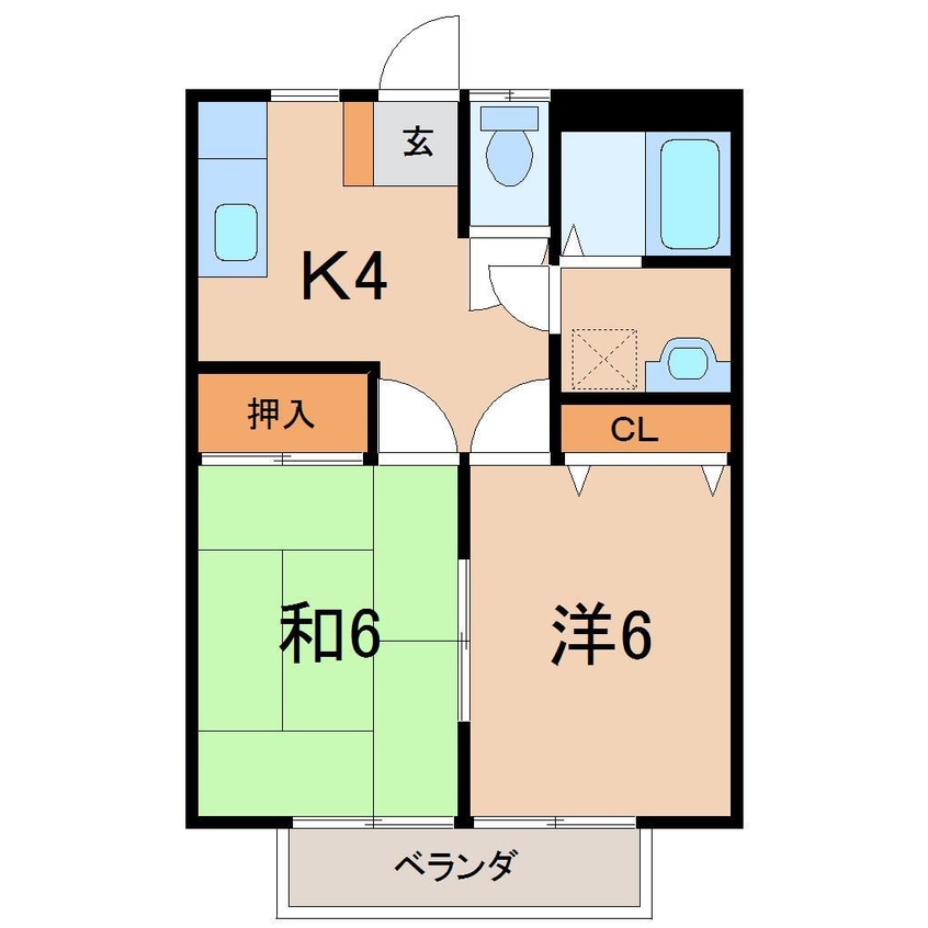 間取図 ジョイフル富久山