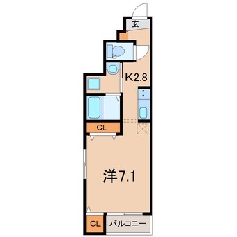 間取図 スカイヒルズC