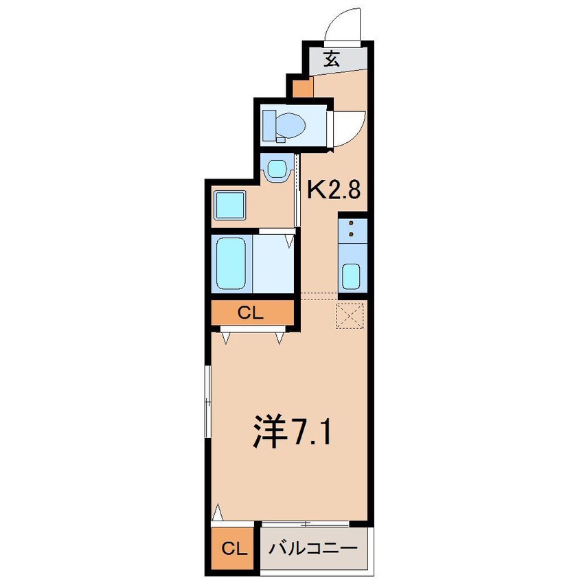 間取図 スカイヒルズC