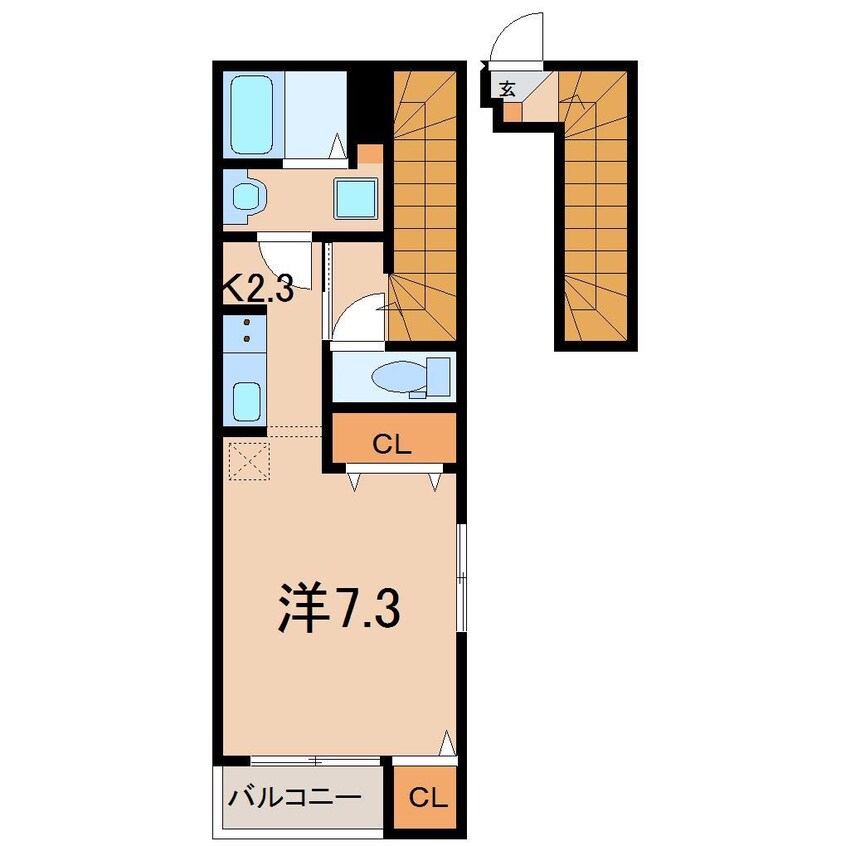 間取図 スカイヒルズC