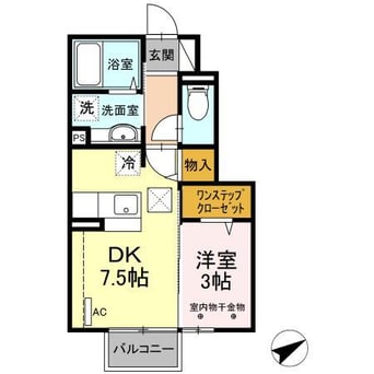 間取図 D-room椿