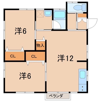 間取図 リバティベル東町II