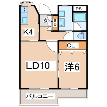 間取図 東北新幹線（東北地方）/郡山駅 徒歩50分 1階 築33年