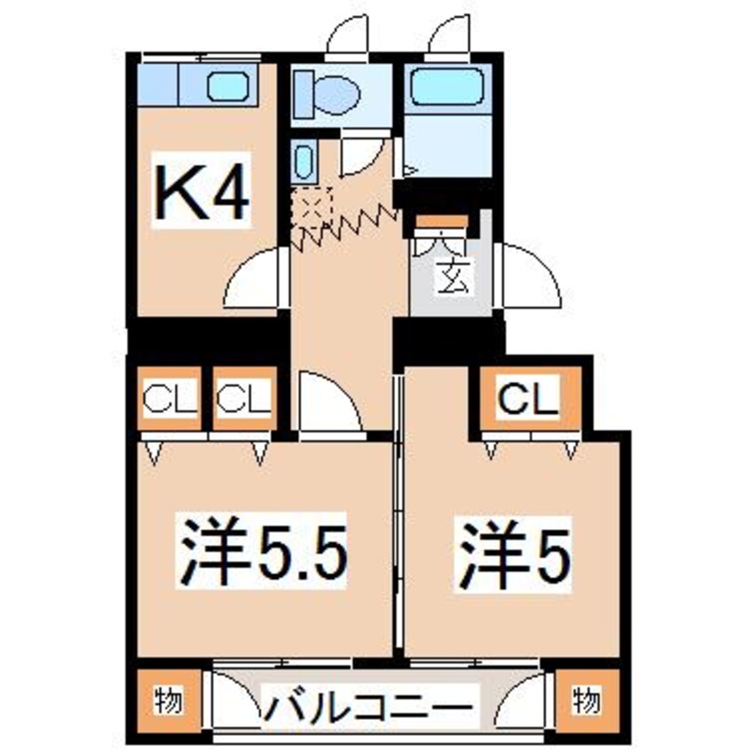 間取図 昭和コーポ