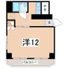 東北本線/郡山駅 徒歩11分 2階 築45年 1Kの間取り