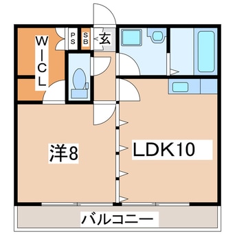 間取図 東北新幹線（東北地方）/郡山駅 バス20分桑野三丁目下車:停歩4分 1階 築51年