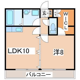 間取図 東北新幹線（東北地方）/郡山駅 バス20分桑野三丁目下車:停歩4分 1階 築50年