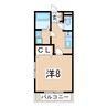 東北本線/郡山駅 バス:10分:停歩6分 1階 築21年 1Kの間取り