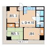 東北本線/郡山駅 徒歩2分 2階 築40年 3LDKの間取り
