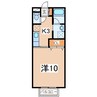 磐越西線<森と水とロマンの鉄道>/郡山富田駅 徒歩5分 2階 築26年 1Kの間取り