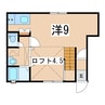 東北本線/郡山駅 徒歩8分 1階 築9年 1LDKの間取り
