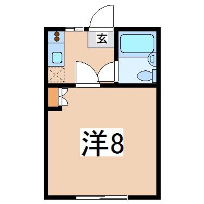 間取図 東北本線/郡山駅 バス11分堤下町下車:停歩2分 3階 築36年