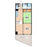 東北本線/郡山駅 徒歩10分 2階 築35年 2LDKの間取り