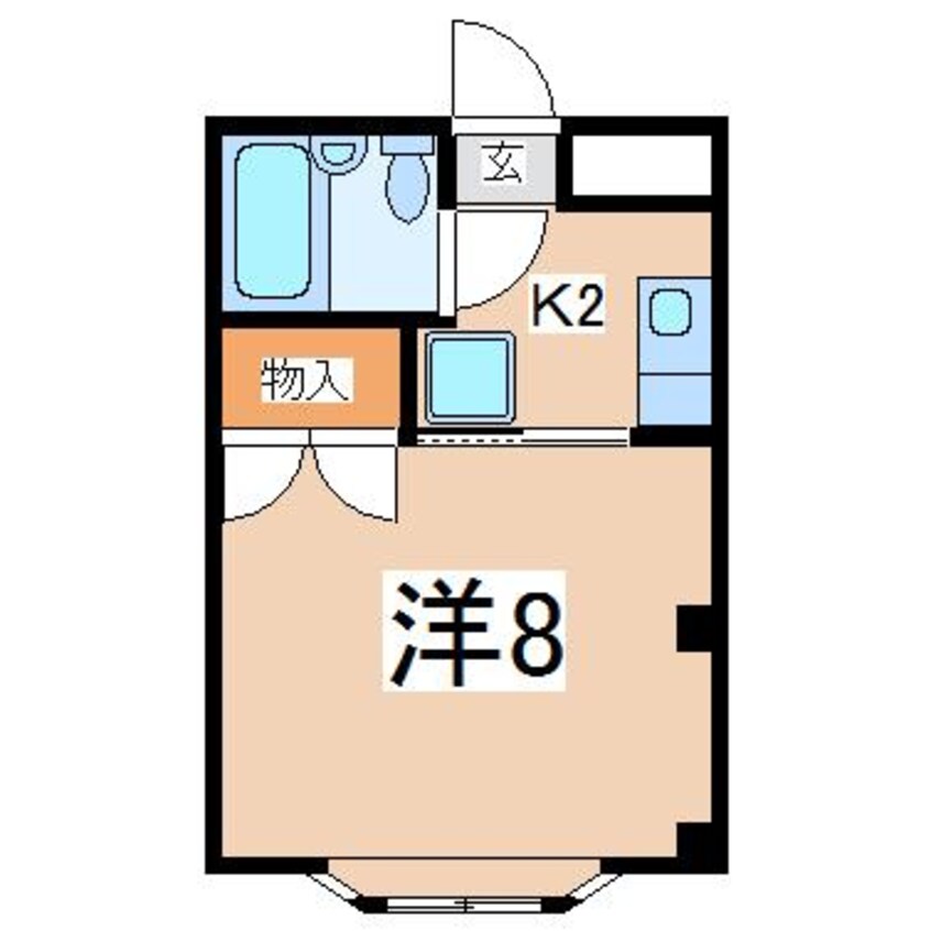 間取図 東北新幹線（東北地方）/郡山駅 バス25分東北高校下車:停歩5分 1階 築31年