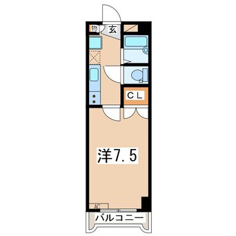 間取図 ラ・プラド本町