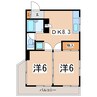東北新幹線（東北地方）/郡山駅 徒歩11分 4階 築46年 2DKの間取り