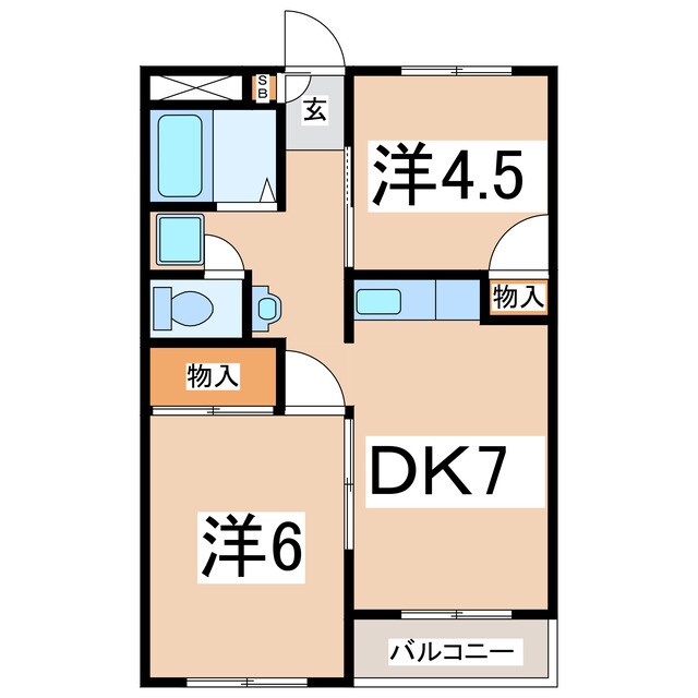 間取り図 ニューグリーンハイツ