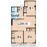 東北新幹線（東北地方）/郡山駅 バス:19分:停歩5分 3階 築38年 3LDKの間取り