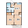 東北本線/郡山駅 バス:4分:停歩2分 2階 築31年 2DKの間取り