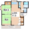 東北新幹線（東北地方）/郡山駅 徒歩23分 2階 築32年 2LDKの間取り