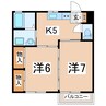 東北新幹線（東北地方）/郡山駅 バス:14分:停歩9分 1階 築29年 2Kの間取り