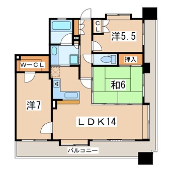 間取図 グリーン・ウッド郡山