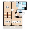 プロージェB 2LDKの間取り