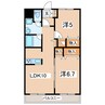 ネクステージ 2LDKの間取り