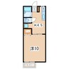 東北本線/郡山駅 バス:18分:停歩10分 1階 築33年 1Kの間取り