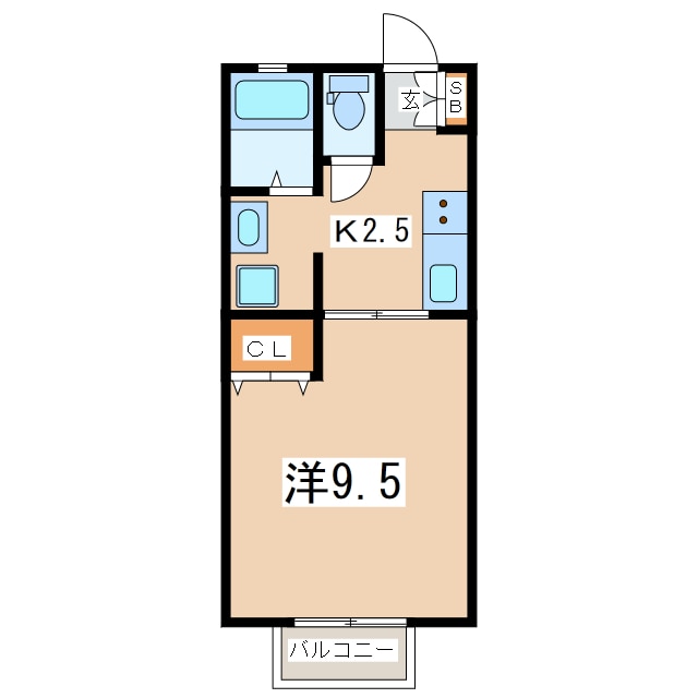 間取り図 東北本線/郡山駅 バス18分帝京安積高校下車:停歩10分 1階 築30年