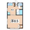 東北本線/安積永盛駅 徒歩9分 1階 築40年 1Kの間取り