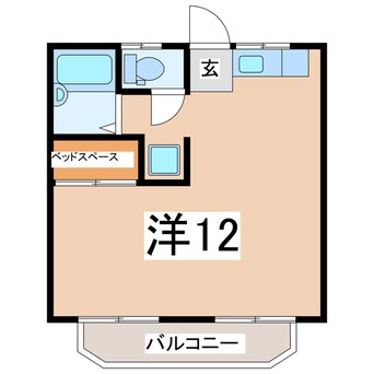間取図 東北新幹線（東北地方）/郡山駅 バス10分久保田変電所下車:停歩10分 2階 築27年