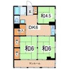 東北本線/郡山駅 徒歩9分 3階 築58年 3DKの間取り